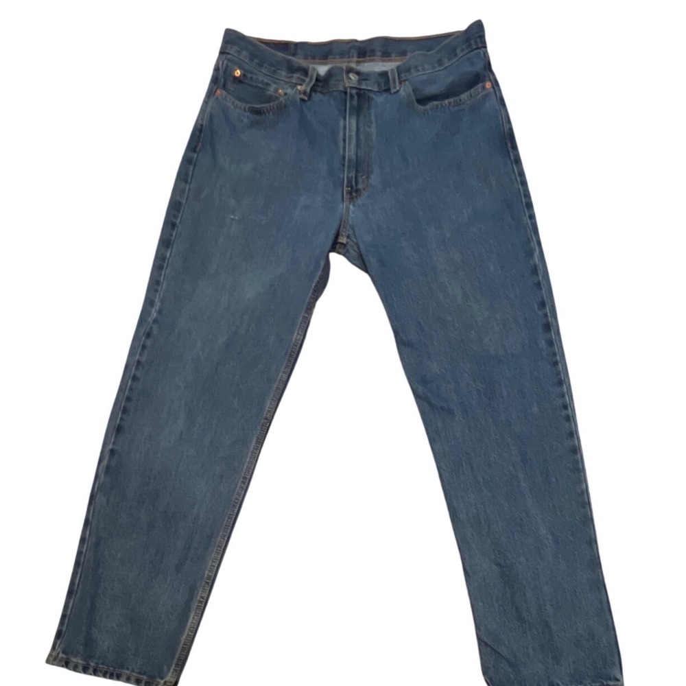 Levis 550 Relaxed Fit Tapered Leg Mens Jeans 36x32 Medium Wash Blue Denim
